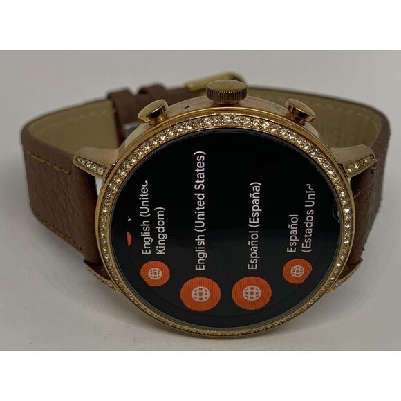 Fossil Gen 4 Authentic Digital Dial Smart Watch Custom Band FTW6021 ZA750 - Picture 7 of 12